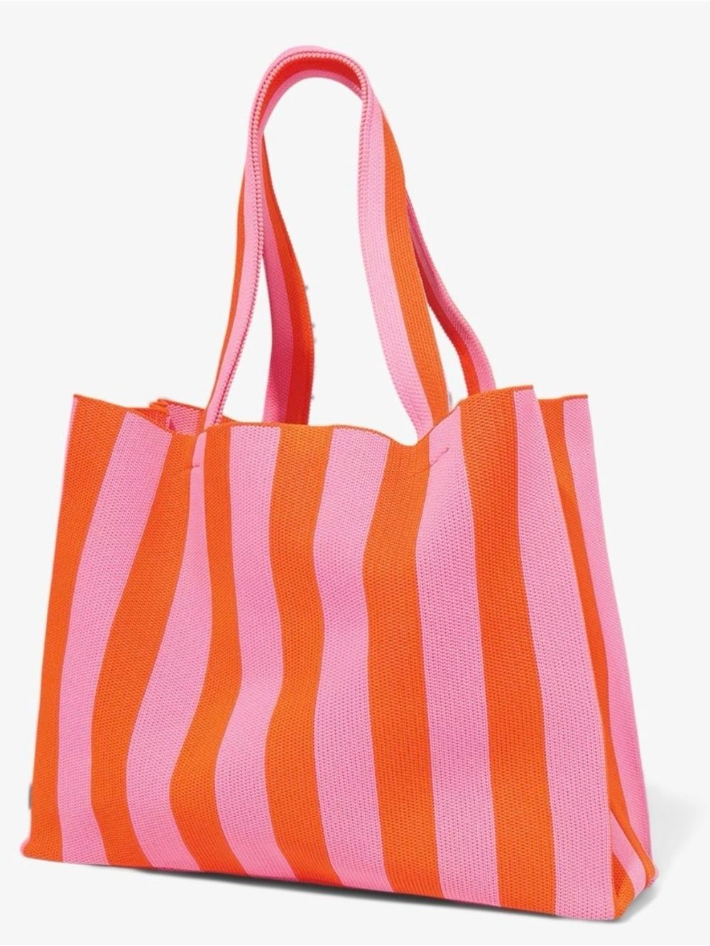 ULTA NWT Summer Tote Bag Pink & Orange Striped